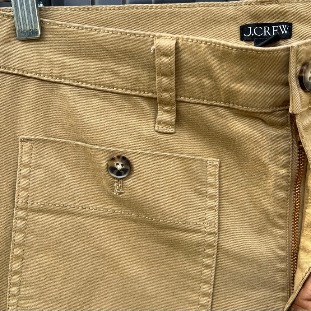 J. Crew Sailor‎ Pants Women's Size 27 Khaki Tan Casual Minimalist Contemporary